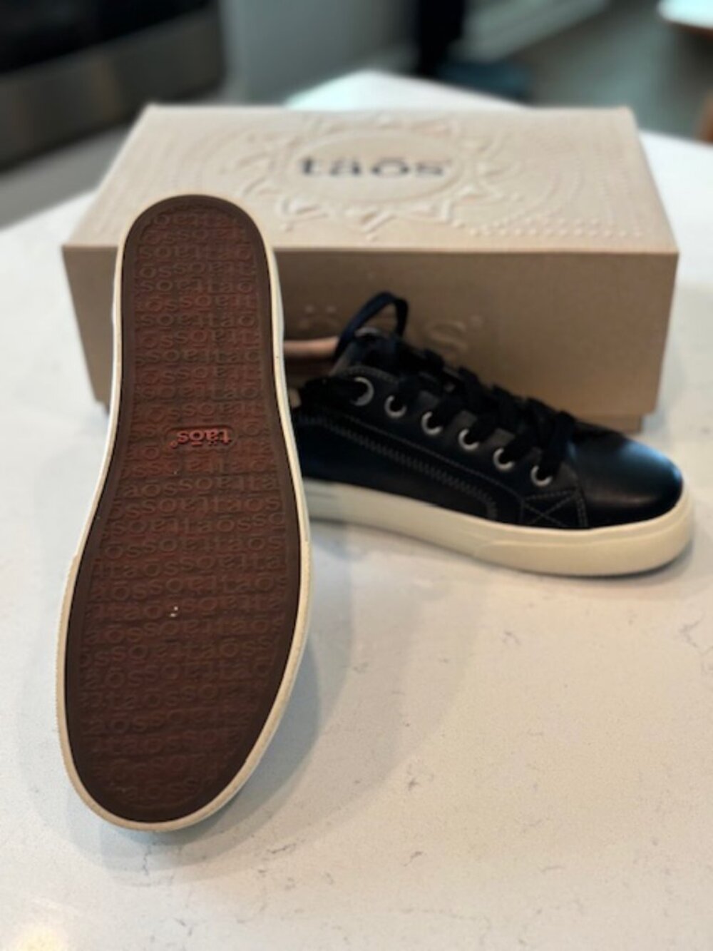 Taos - Plim Soul Lux Sneakers - Black Leather - Picture 8 of 9